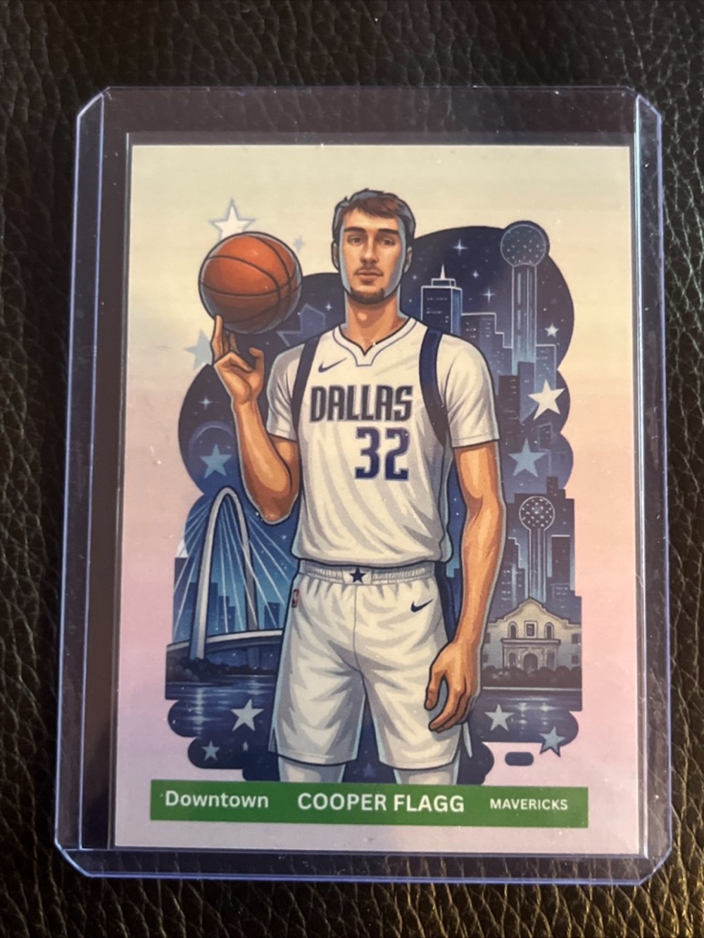 Cooper Flagg Custom Art Downtown Card